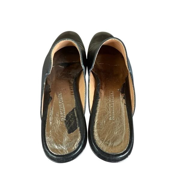 Rachel Comey Brie Black Leather Mules Women’s Size 6 Block Heel Slip On - Picture 8 of 13